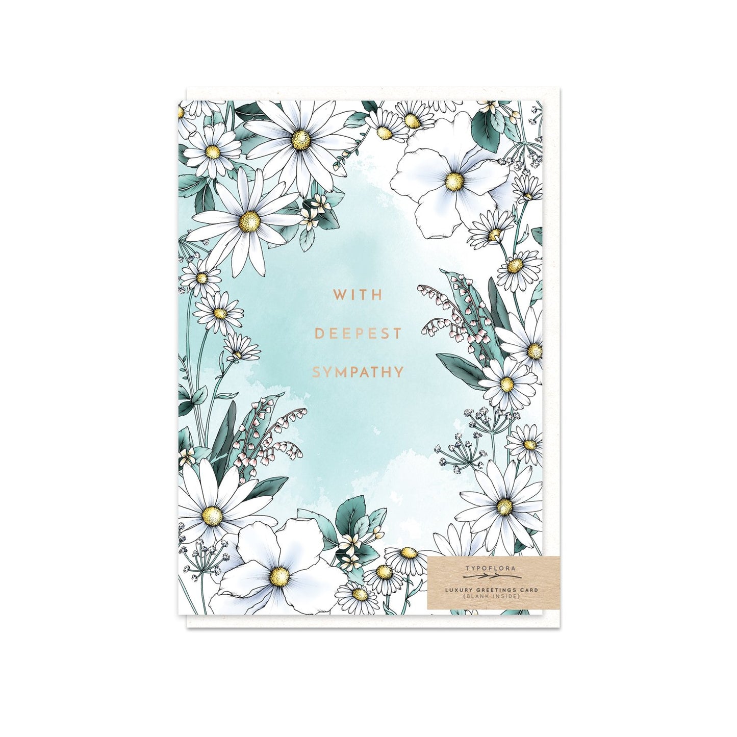 Daisy Deepest Sympathy Greeting Card