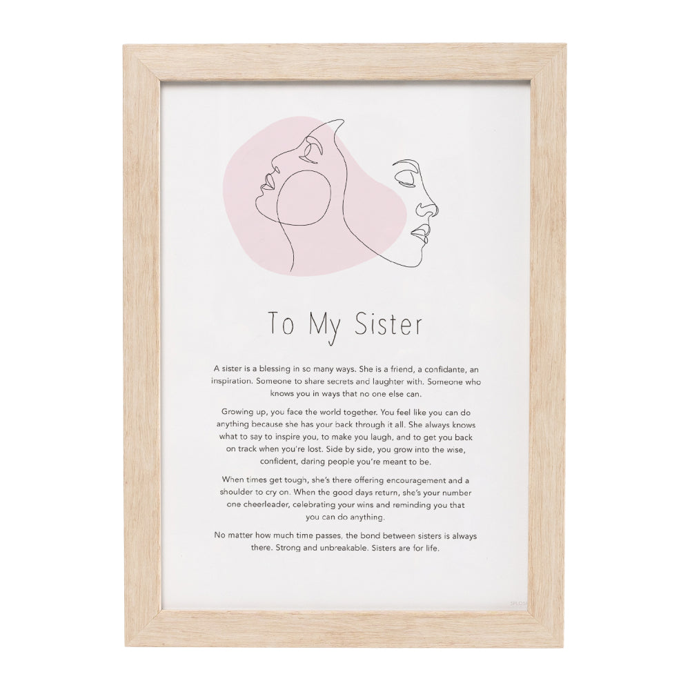 Gift of words: To my Sister