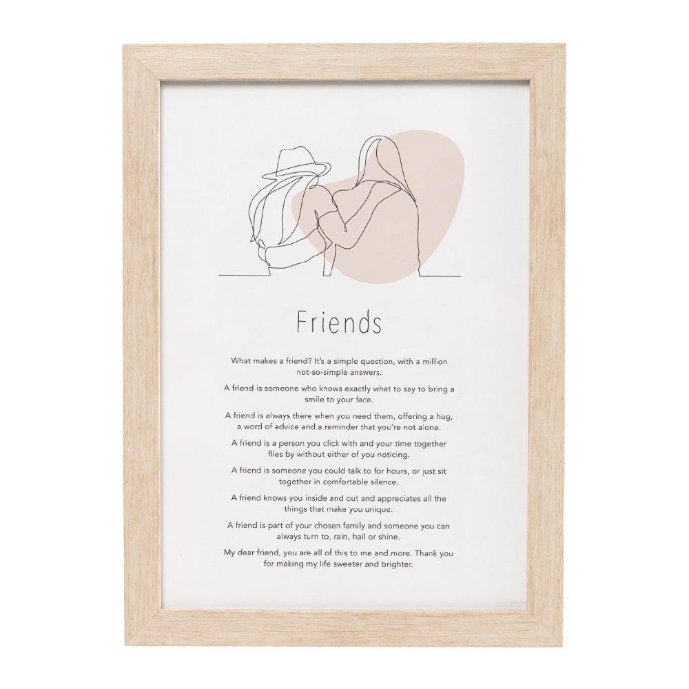 Gift of words: Friends
