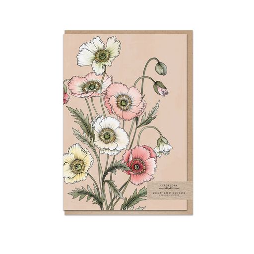 Poppies multi Greeting Card
