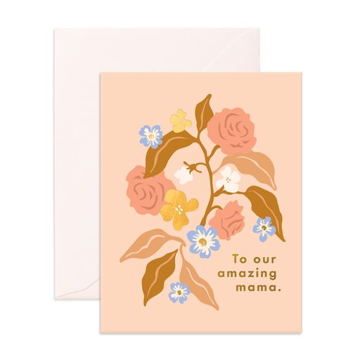 Amazing Mama Greeting Card