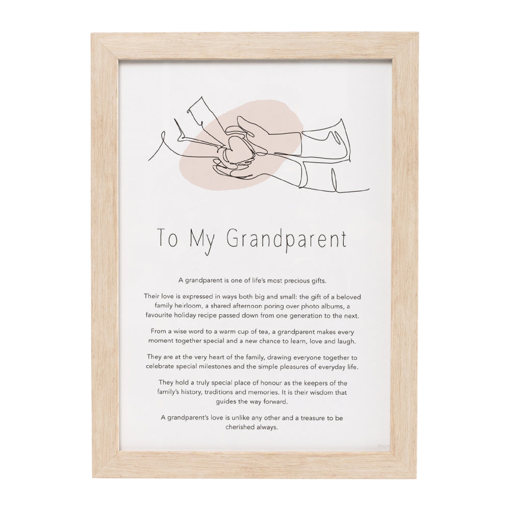 Gift of words: To my Grandparents