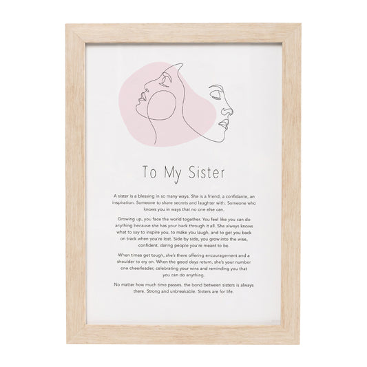 Gift of words: To my Sister